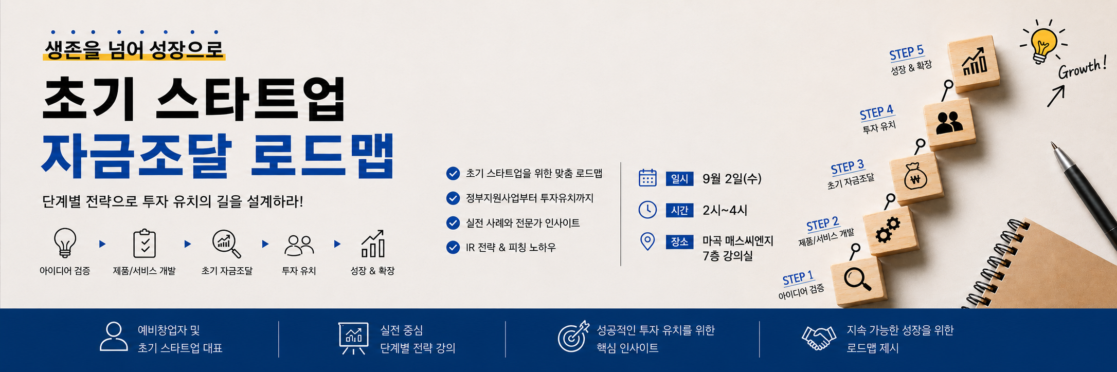 2026 생존을 넘어 성장으로: 초기 스타트업 자금조달 로드맵(강의)